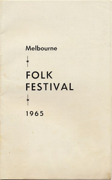 Melbourne Folk Festival 1965