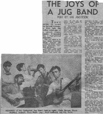 Gut Bucket Band Article by Ian Anderson